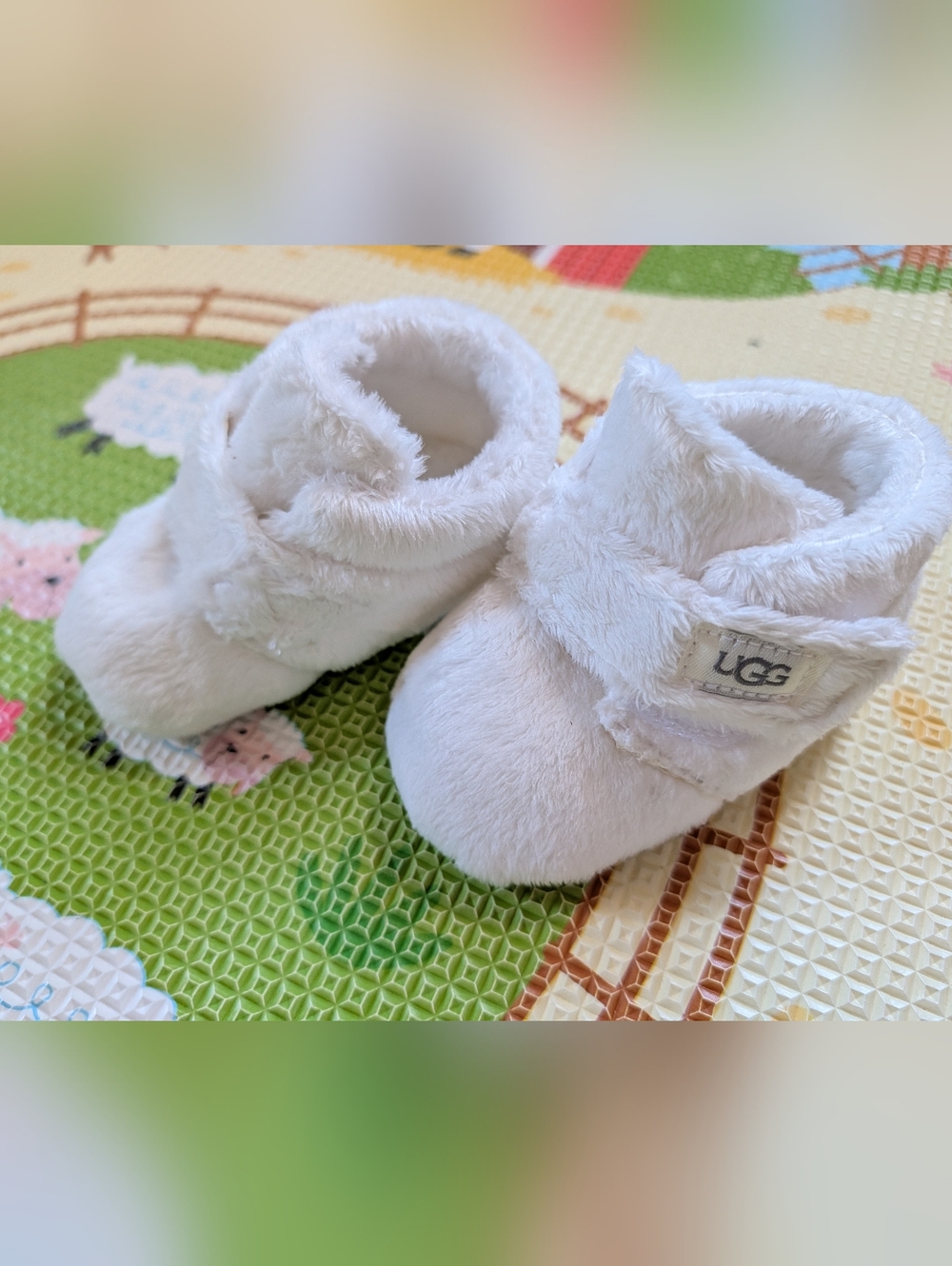 UGG Bixbee Natural Curly Faux Fur Booties